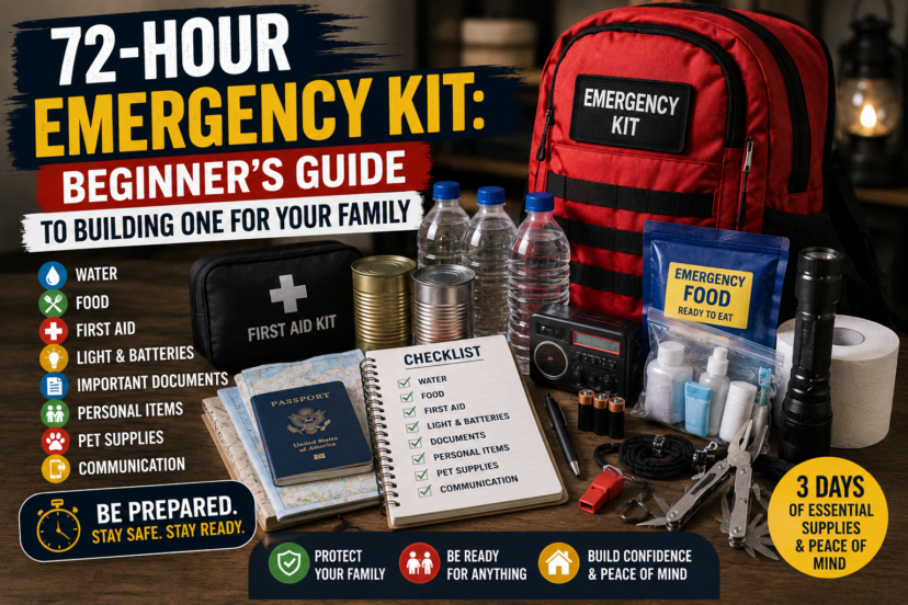 72-hour emergency kit