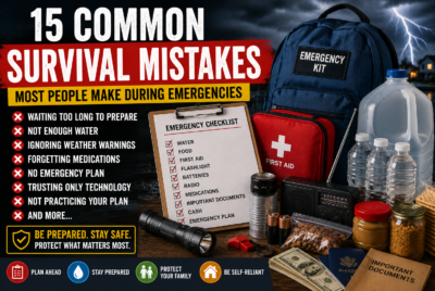 common survival mistakes
