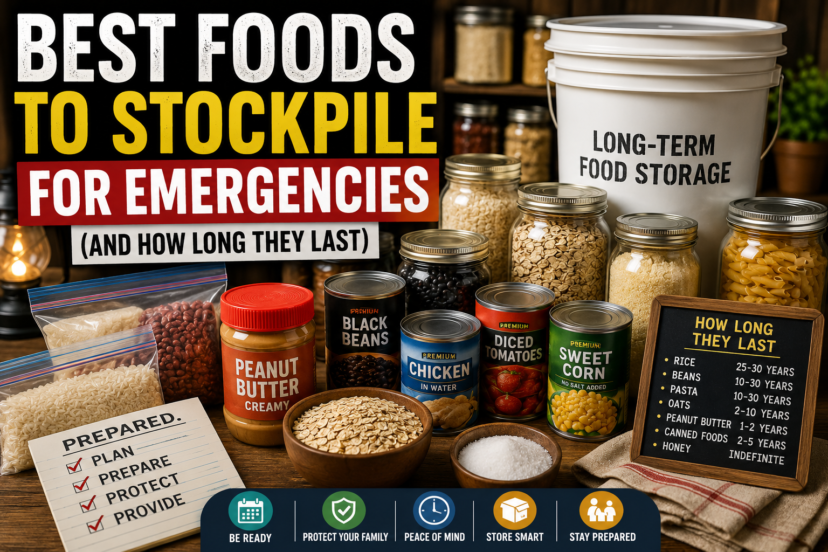foods to stockpile for emergencies