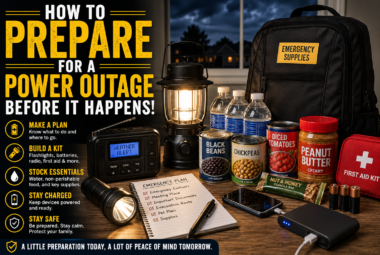prepare for a power outage