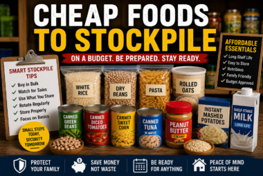 cheap foods to stockpile