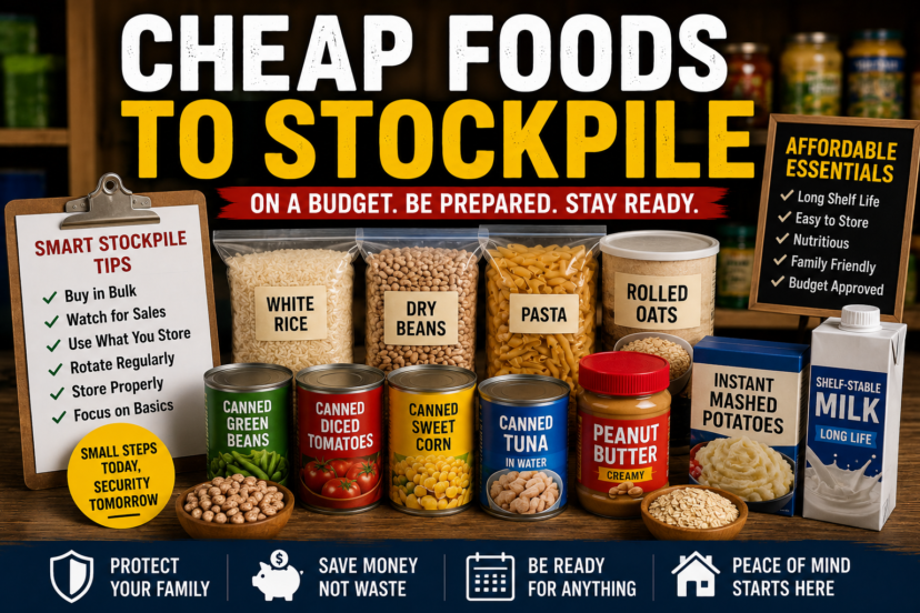 cheap foods to stockpile