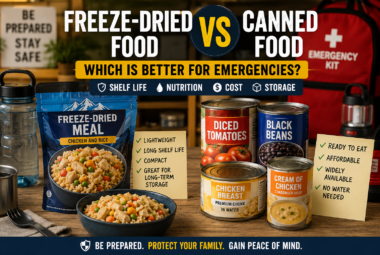freeze dried food vs canned food