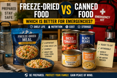 freeze dried food vs canned food