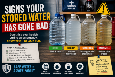 bad stored water