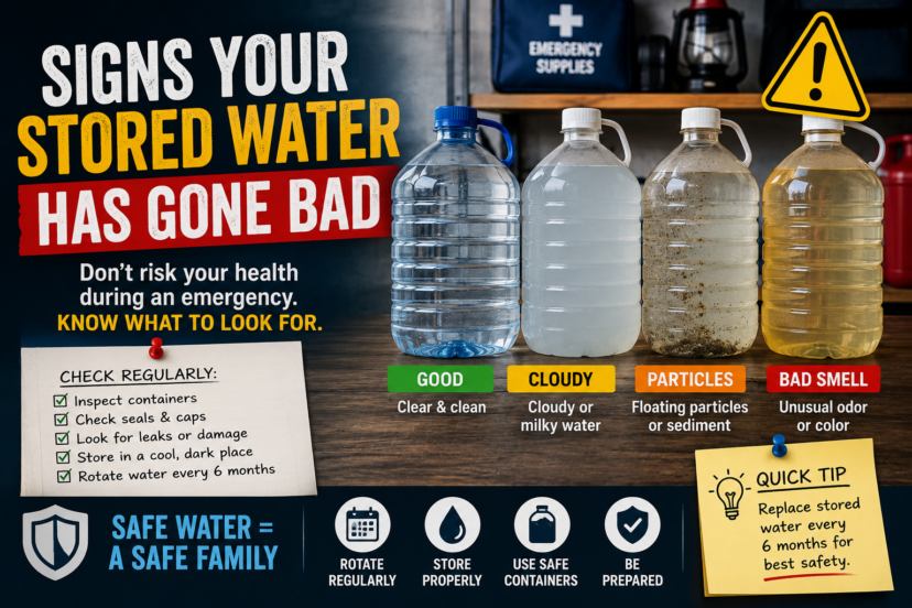 bad stored water