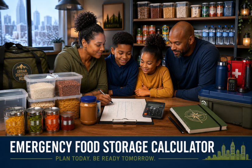 emergency food storage calculator