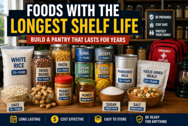 longest shelf life foods