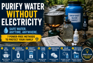 purify water without electricity
