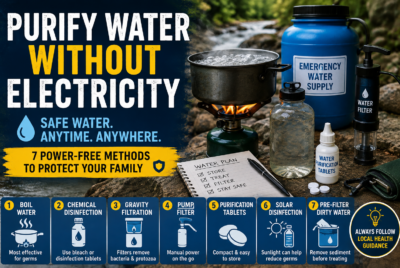 purify water without electricity