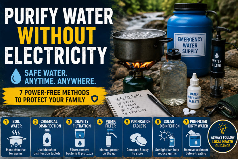 purify water without electricity