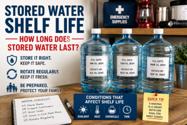 stored water shelf life
