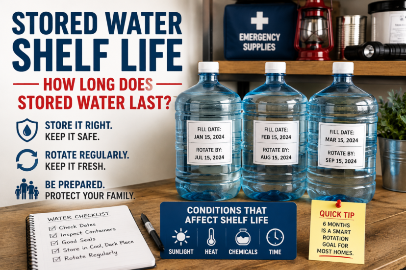 stored water shelf life