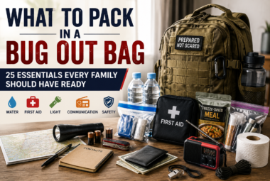 what to pack in a bug out bag
