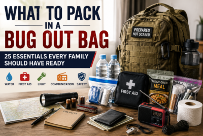 what to pack in a bug out bag